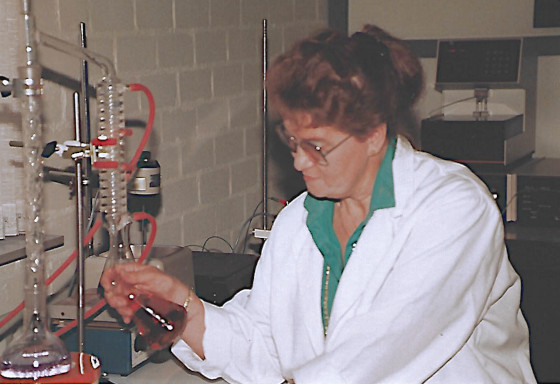 MVB Lab worker late 1980s